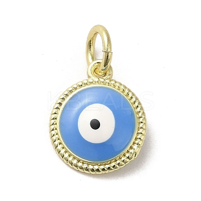 Brass Enamel Charms KK-E092-14G-04-1