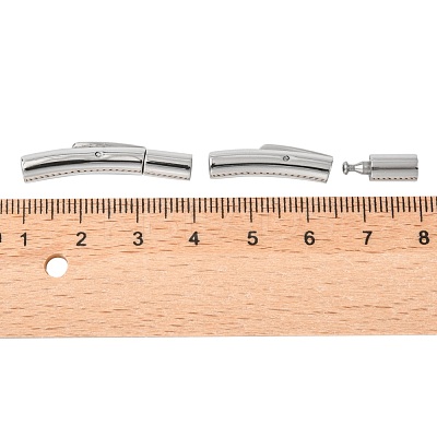 Non-Tarnish 304 Stainless Steel Bayonet Clasps STAS-M297-01B-P-1