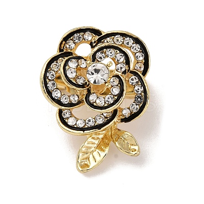 Zinc Alloy Rhinestone  Lapel Pins for Backpack Clothes JEWB-D305-02D-G-1
