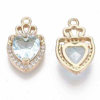 Glass Pendants X-GLAA-T021-14C-1