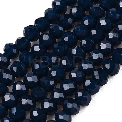 Opaque Solid Color Imitation Jade Glass Beads Strands LS-EGLA-A044-P2mm-D16-1