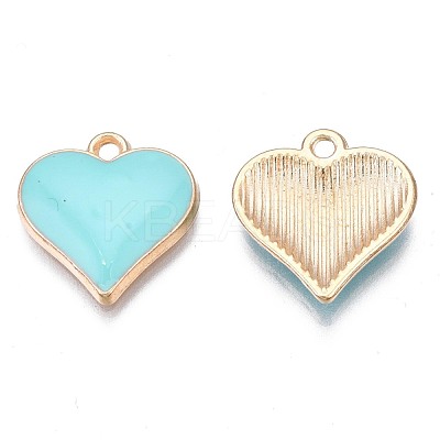 Alloy Enamel Pendants ENAM-N054-73B-1