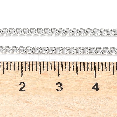 Tarnish Resistant 304 Stainless Steel Curb Chain Necklaces X-STAS-O037-114P-1