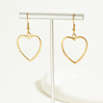Fashionable Heart Alloy Dangle Earrings AY5641-1