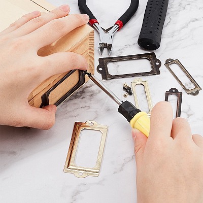 Iron Name Card Label Holder Frames IFIN-GA0001-03-1