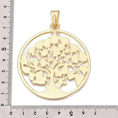 The Tree of Life Rack Plating Alloy Big Pendants FIND-N005-37G-1