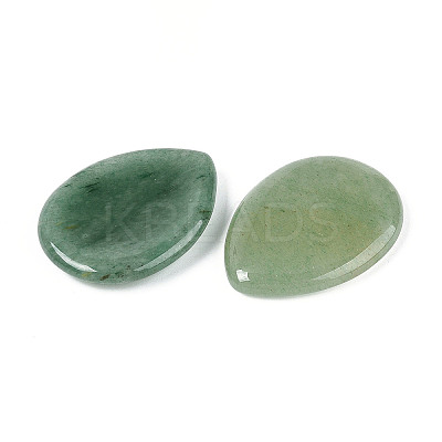 Natural Green Aventurine Worry Stones for Anxiety G-T144-13H-1