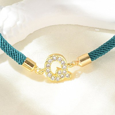 Adjustable Nylon Cord Bracelets LS-BJEW-C096-01G-17-1