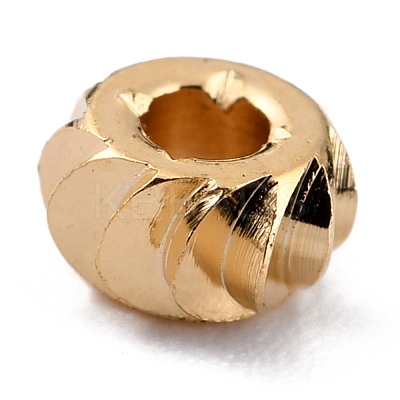 Brass Beads KK-O133-302B-G-1