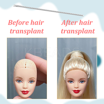 2 Bags Stainless Steel Doll Hair Rerooting Tool TOOL-GA0002-06B-1