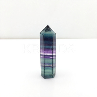Point Tower Natural Fluorite Home Display Decoration PW23030655062-1