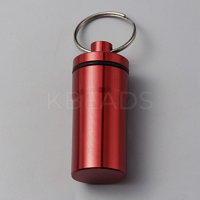 Outdoor Portable Aluminium Alloy Small Pill Case KEYC-WH0029-92A-1