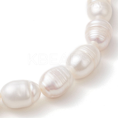 Natural Pearl Beads Stretch Bracelets for Women BJEW-JB11321-1