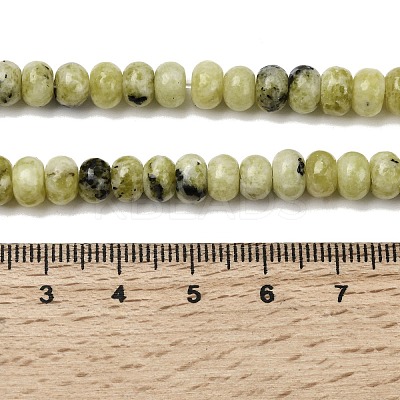 Natural Yellow Turquoise(Jasper) Beads Strands G-A280-A02-01-1