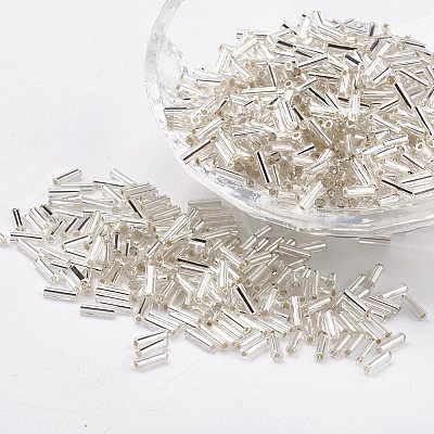 Glass Bugle Beads SEED-E001-12mm-21-1