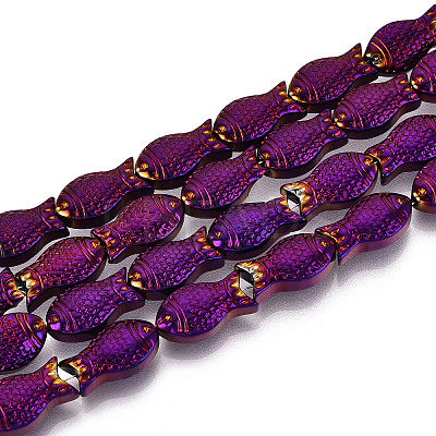 Electroplate Glass Beads Strands X1-EGLA-T025-03B-1
