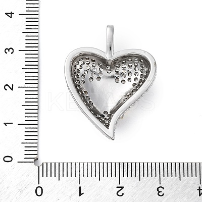 Brass Micro Pave Cubic Zirconia Pendants KK-S510-32GP-02-1