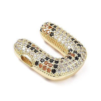 Brass Micro Pave Cubic Zirconia Pendants KK-Z108-02G-U-1