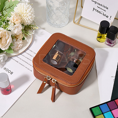 Square PU Leather Jewelry Box ODIS-WH20008-04A-1