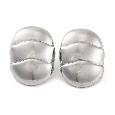 Non-Tarnish 304 Stainless Steel Stud Earrings for Women EJEW-N054-22P-1