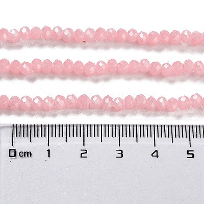 Baking Paint Imitation Jade Glass Bead Strands X-DGLA-A034-J4MM-A3-1