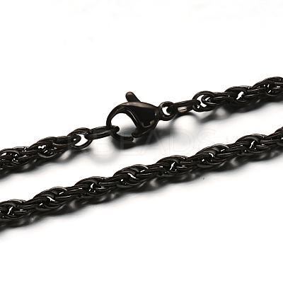 304 Stainless Steel Rope Chain  Necklaces STAS-L164-02B-1