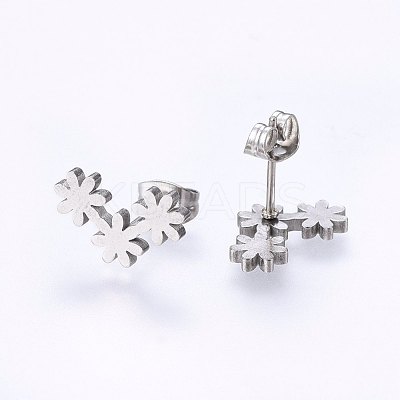 Tarnish Resistant 304 Stainless Steel Jewelry Sets SJEW-O090-02P-1
