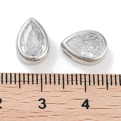 Brass Cubic Zirconia Beads KK-C051-60P-05-1