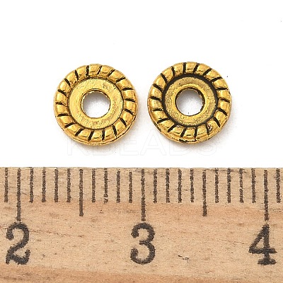 Alloy Spacer Beads TIBE-P003-19AG-1