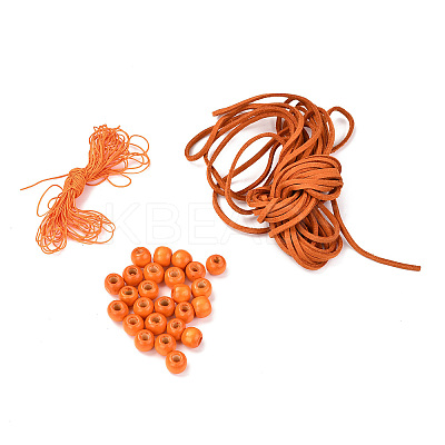 DIY Woven Net/Web with Feather Making Set DIY-F074-07-1