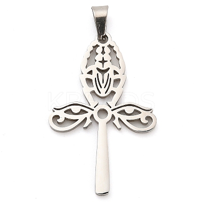 Anti-Tarnish 304 Stainless Steel Pendants STAS-R134-04P-02-1