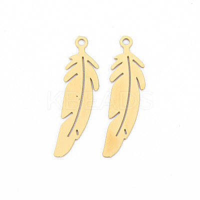 Rack Plating 201 Stainless Steel Pendants STAS-T057-51G-1