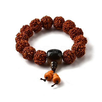 Bodhi King Kong Beaded Stretch Bracelets BJEW-M110-04C-1