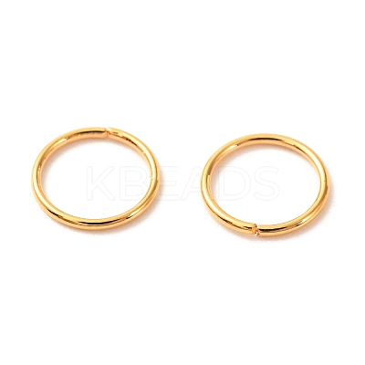 Brass Open Jump Rings KK-F824-108E-G-1