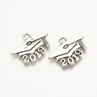 Tibetan Style Alloy Pendants X-TIBE-Q072-26AS-RS-1