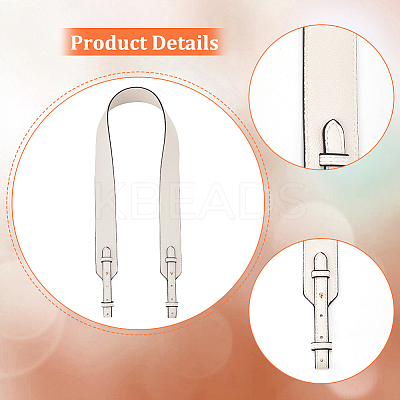 1Pc PU Leather Bag Handles DIY-PH0017-48A-1