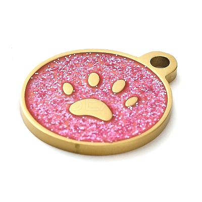 304 Stainless Steel Pendants STAS-H438-05G-02-1
