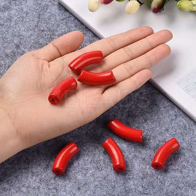 Opaque Acrylic Beads X1-SACR-S677-021-1
