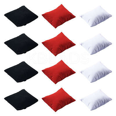 15Pcs 3 Colors Velvet Mini Pillow AJEW-TA0001-65-1