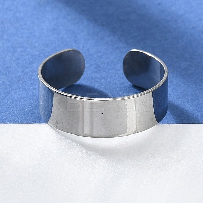 Non-Tarnish 304 Stainless Steel Cuff Rings LS-X-STAS-T045-22A-P-1