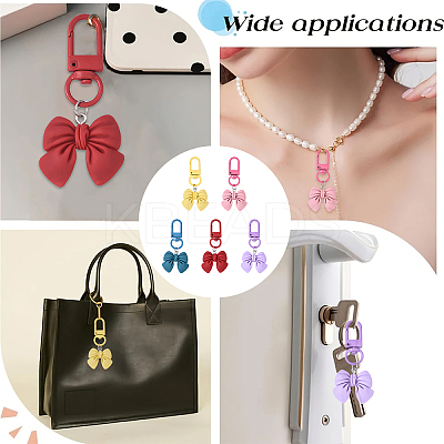 5Pcs Resin Pendant Decorations HJEW-YW00124-1