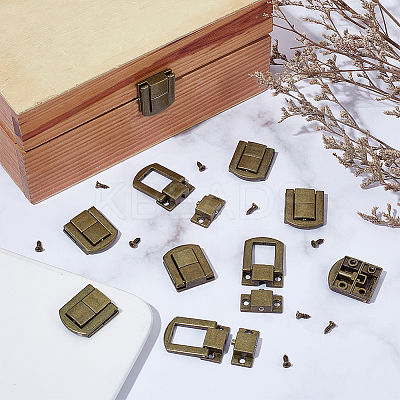 12 Bags Alloy Purse Locks FIND-NB0006-42AB-1