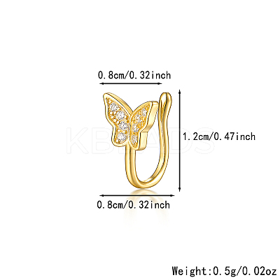 Fashionable S925 Silver Nose Clip with Star IM7825-11-1