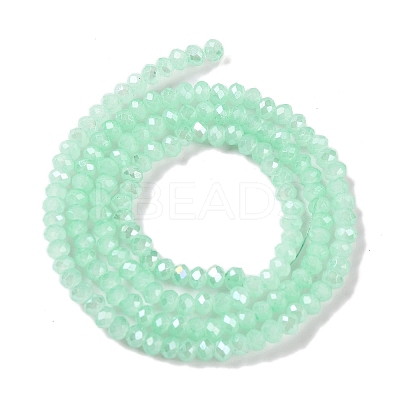 Baking Electroplate Glass Beads Strands LS-DGLA-A039-J4mm-B07-1
