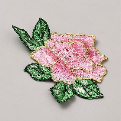 Computerized Embroidery Cloth Iron on/Sew on Patches DIY-WH0622-093K-1