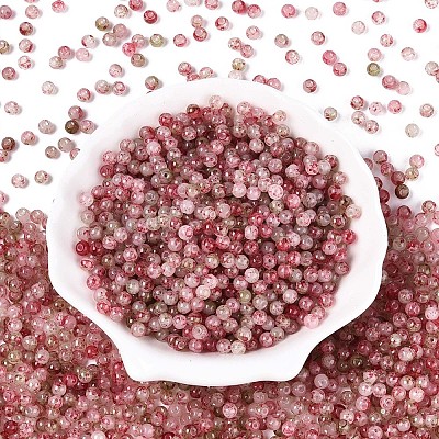 Baking Paint Glass Beads DGLA-T005-01A-11-1