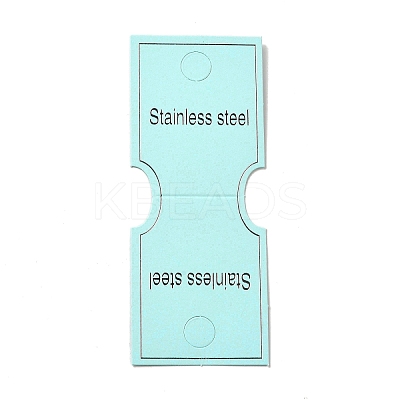 Folding Paper Display Card with Word Stainless Steel CDIS-L009-04-1