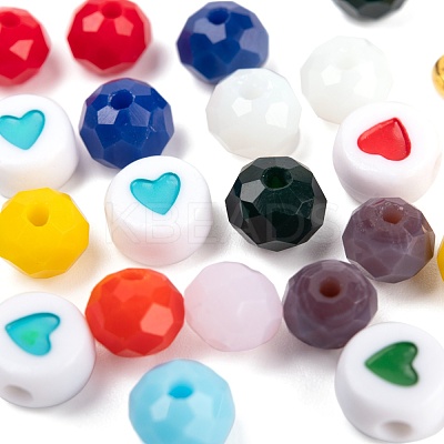DIY Colorful Glass Beads Jewelry Making Kit DIY-FS0002-14-1