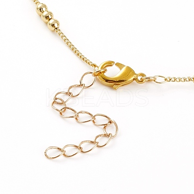Faceted Glass Beaded Necklaces NJEW-JN03278-04-1
