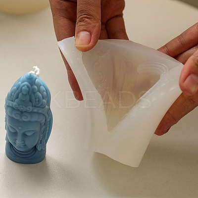 DIY Candle Food Grade 3D Bust Portrait Silicone Molds CAND-PW0005-009A-1